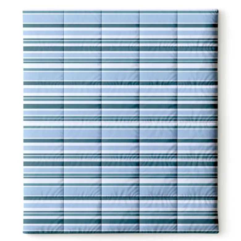 Easy Dekbed Zonder Overtrek - Horizontal Lines - Navy