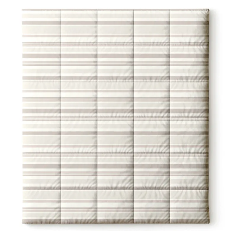 Easy Dekbed Zonder Overtrek - Horizontal Lines - Beige