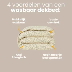 Easy Dekbed Zonder Overtrek - Leopard