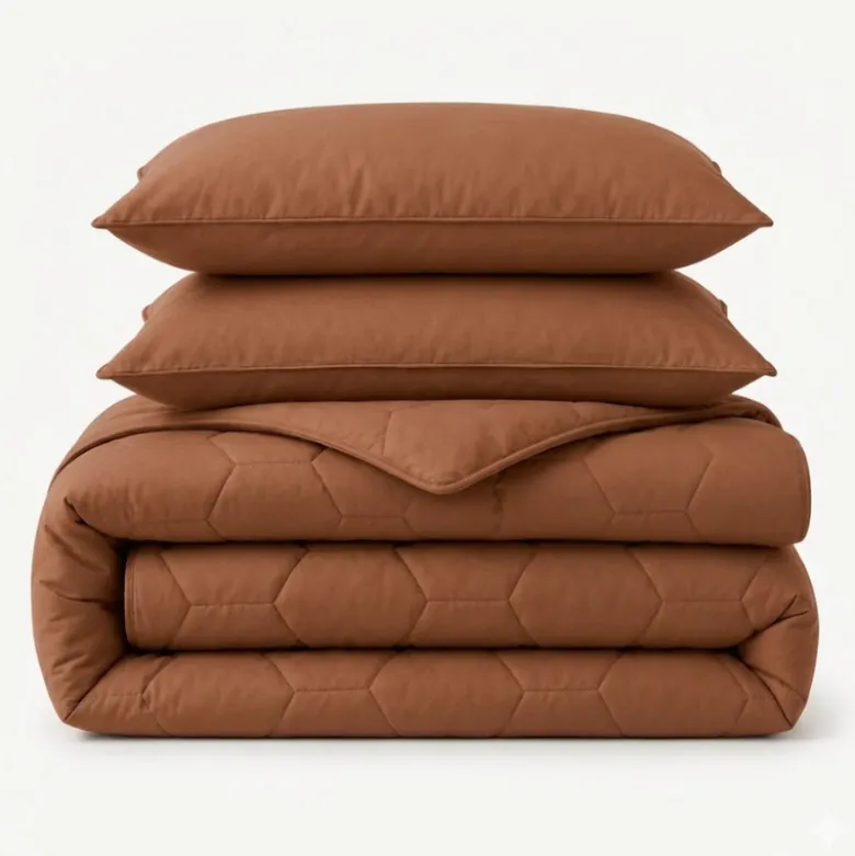 Easy Dekbed Zonder Overtrek - Mocha Mousse