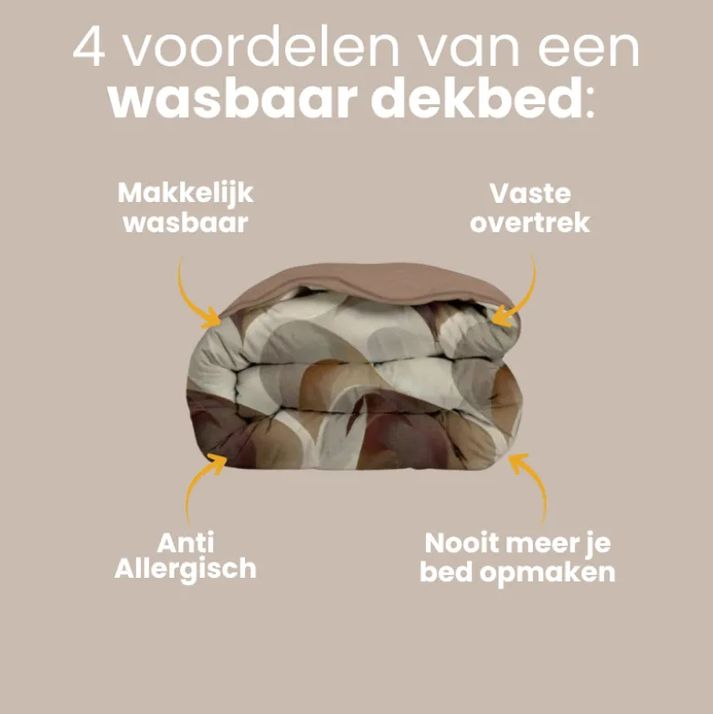 Easy Dekbed Zonder Overtrek - Modern Flow