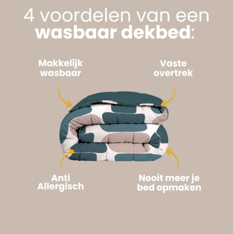 Easy Dekbed Zonder Overtrek - Stacking Stones