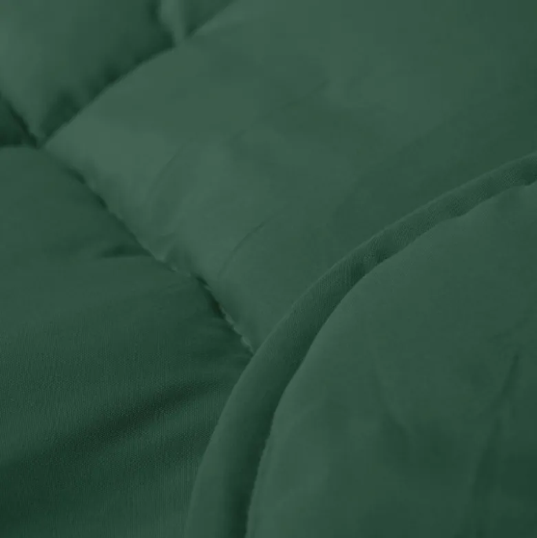 Easy Dekbed Zonder Overtrek - Stone Washed - Groen