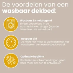 Easy Dekbed Zonder Overtrek - 4 Seizoenen - Grijs