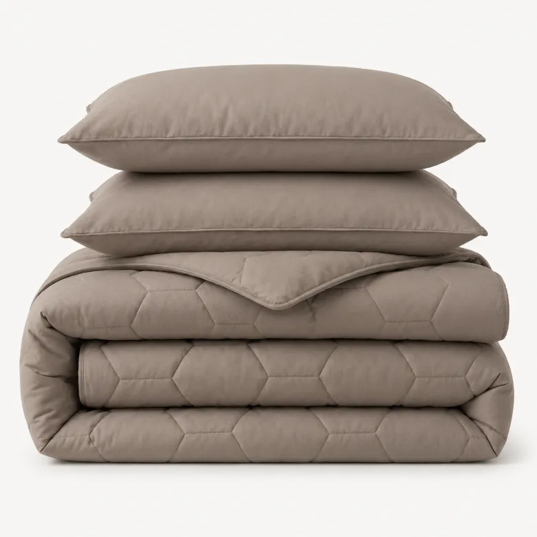 Easy Dekbed Zonder Overtrek - Taupe