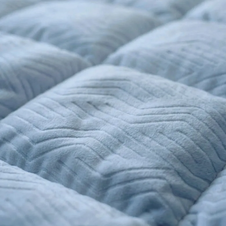 Easy Dekbed Zonder Overtrek Velvet Japandi - Blauw