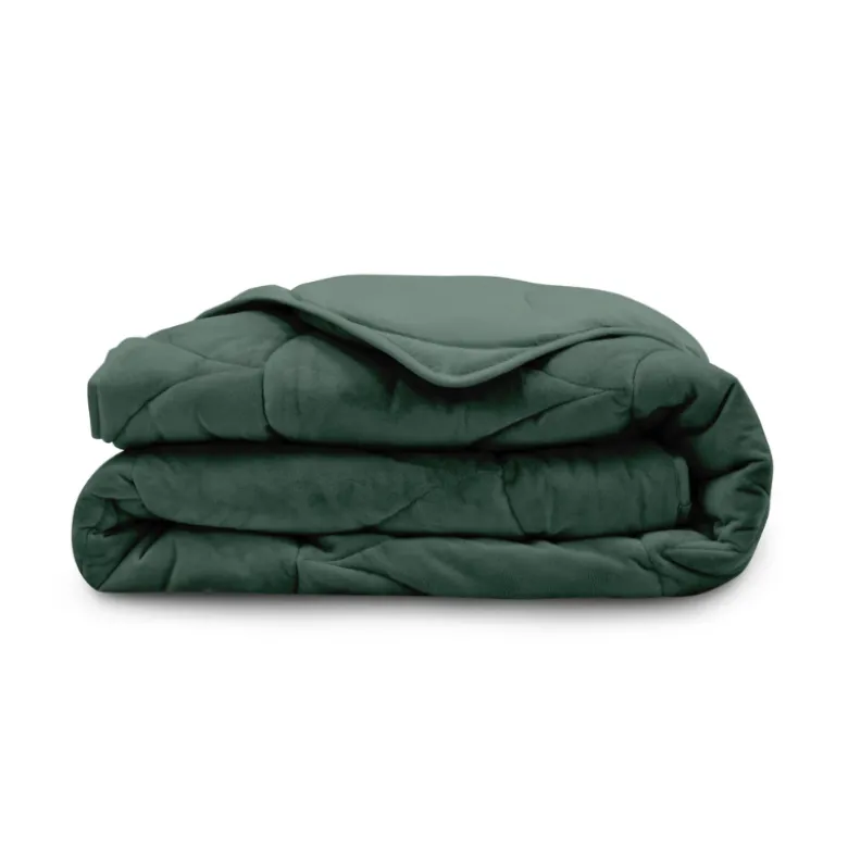Easy Dekbed Zonder Overtrek - Velvet - Donkergroen