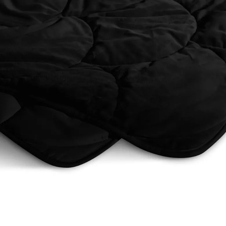 Easy Dekbed Zonder Overtrek - Velvet - Zwart