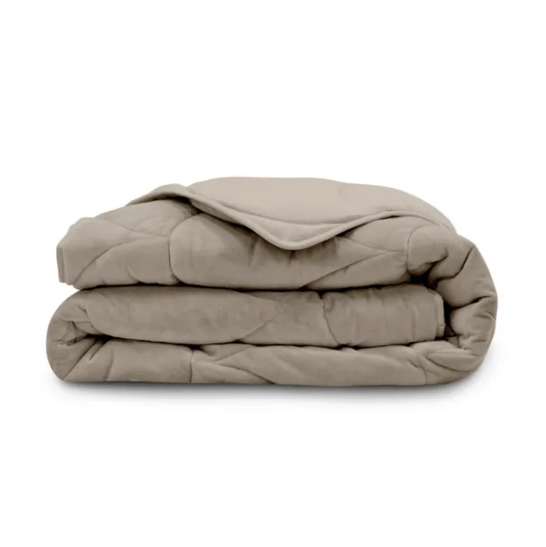 Easy Dekbed Zonder Overtrek - Velvet - Taupe