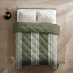 Easy Dekbed Zonder Overtrek - Vertical Lines