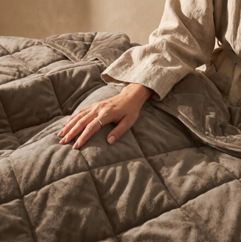 Easy Dekbed Zonder Overtrek - Velvet - Taupe