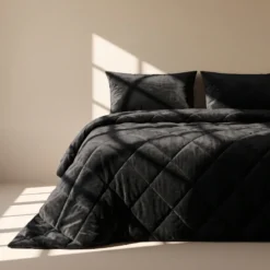 Easy Dekbed Zonder Overtrek - Velvet - Antraciet