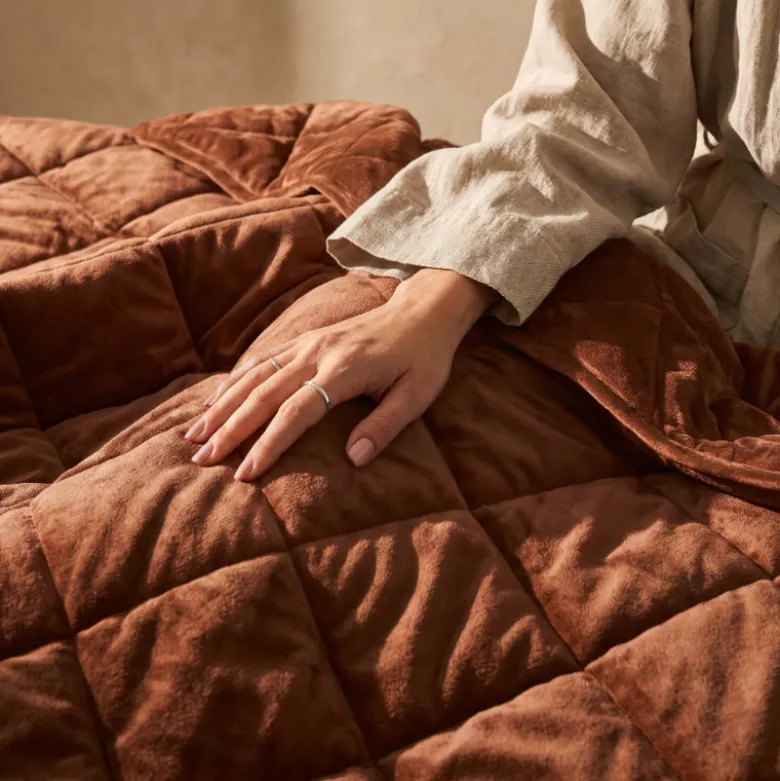 Easy Dekbed Zonder Overtrek - Velvet - Mocha Mousse