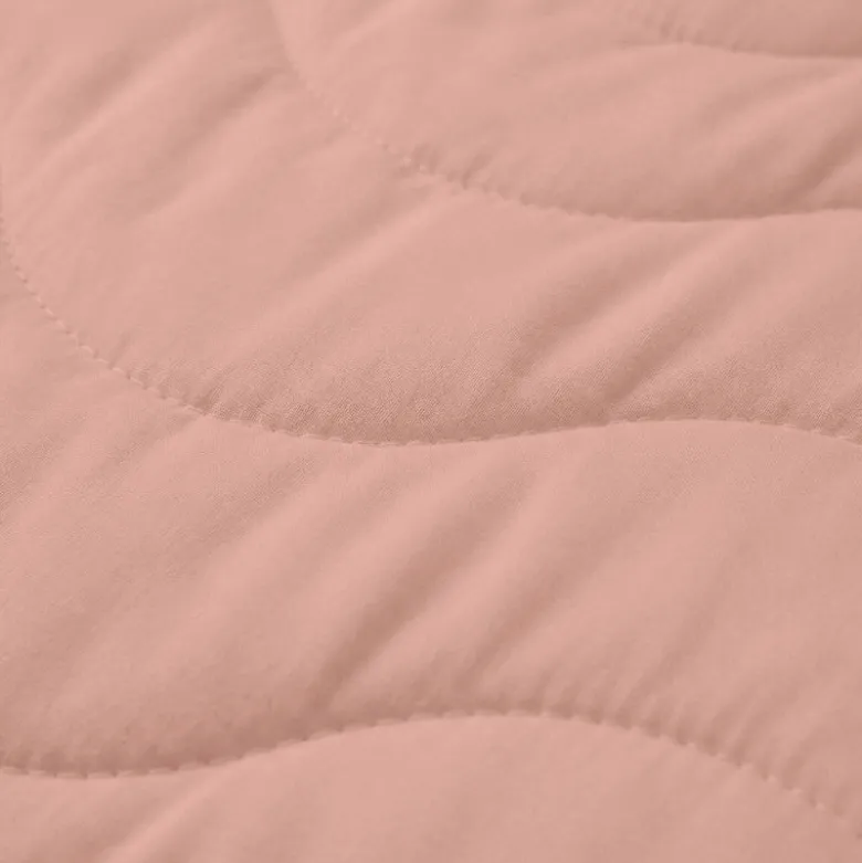 Easy Dekbed Zonder Overtrek Wave Uni - Roze