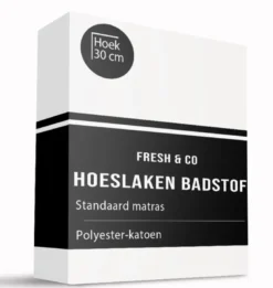 Hoeslaken - Badstof - Wit