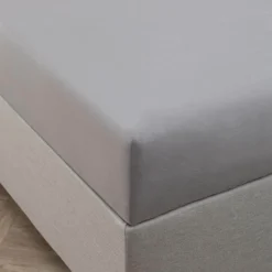Hoeslaken - Bamboe Stretch - Licht Grijs