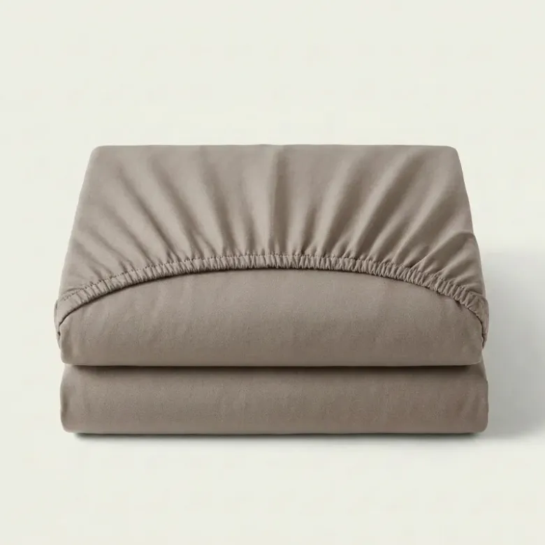 Hoeslaken - Egyptisch Katoen Jersey Stretch - Taupe