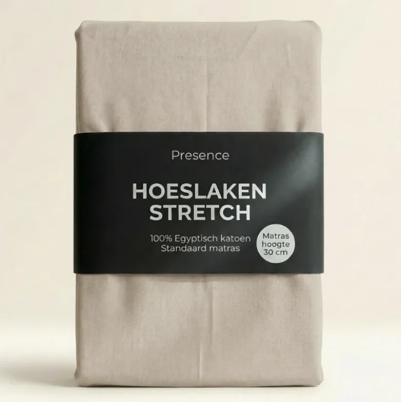 Hoeslaken - Egyptisch Katoen Jersey Stretch - Crème