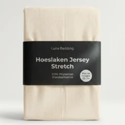 Hoeslaken - Jersey Stretch - Crème