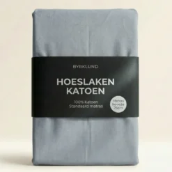 Hoeslaken Katoen - Blauw