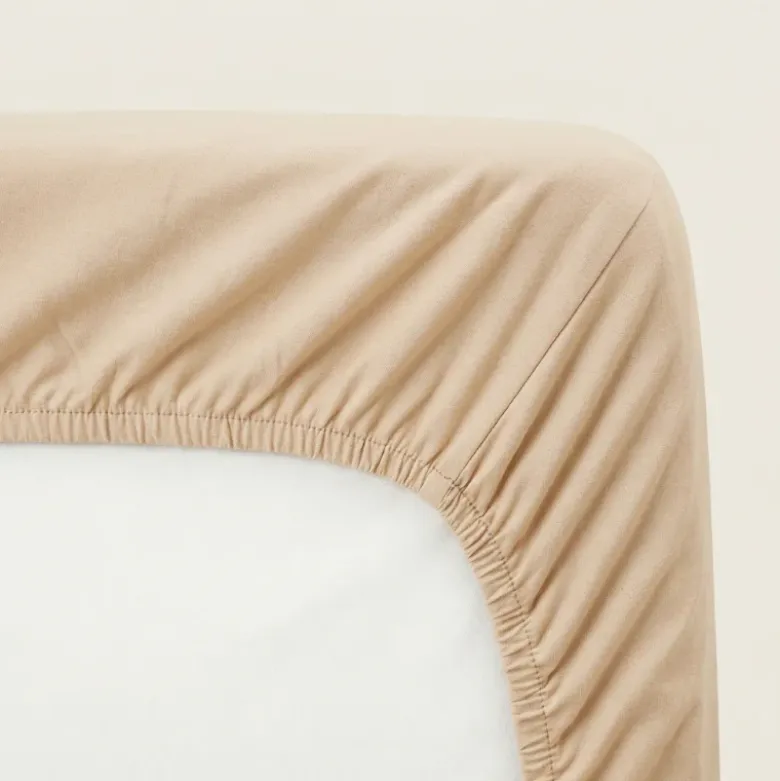 Hoeslaken - Katoen Dubbel Jersey - Crème