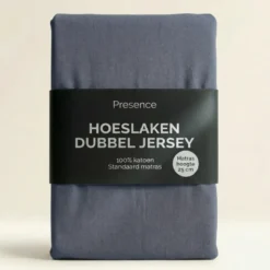 Hoeslaken - Katoen Dubbel Jersey - Navy