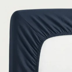 Hoeslaken - Katoen Dubbel Jersey - Navy