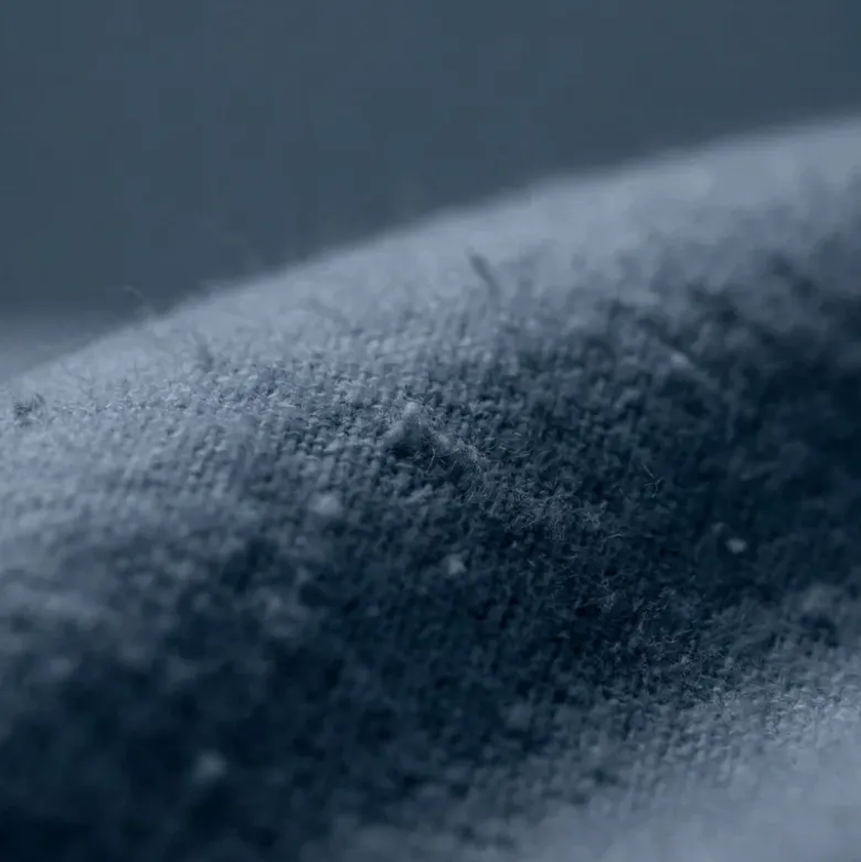 Hoeslaken Katoen Flanel - Navy