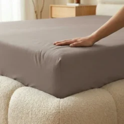 Hoeslaken - Katoen Jersey Stretch - Taupe