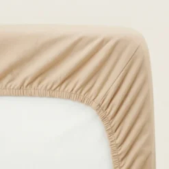Hoeslaken - Katoen Jersey Stretch - Extra Hoog - Crème