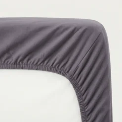Hoeslaken - Katoen Jersey Stretch - Extra Hoog - Zilver grijs