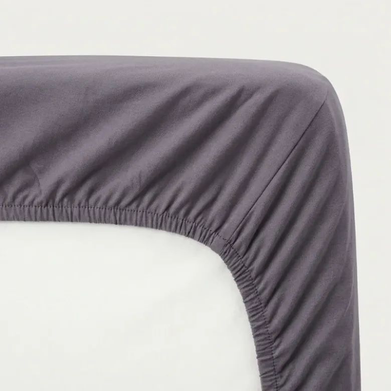 Hoeslaken - Katoen Jersey Stretch - Extra Hoog - Zilver grijs