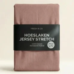Hoeslaken - Katoen Jersey Stretch - Terra