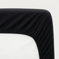 Hoeslaken - Katoen Jersey Stretch - Zwart