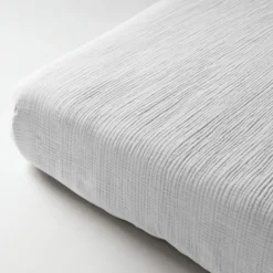 Hoeslaken Katoen Mousseline - Wit