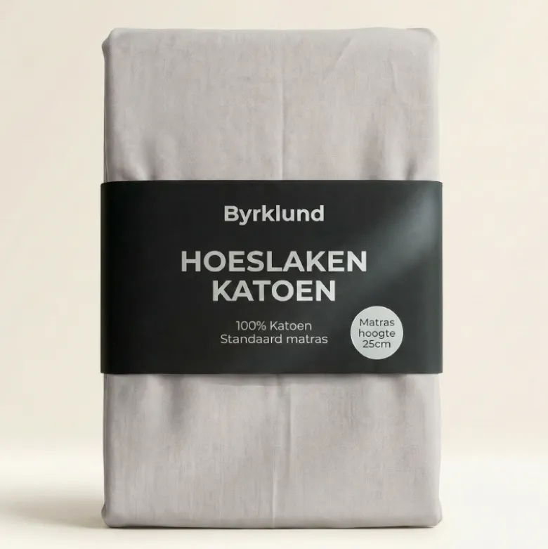 Hoeslaken Katoen - Off White