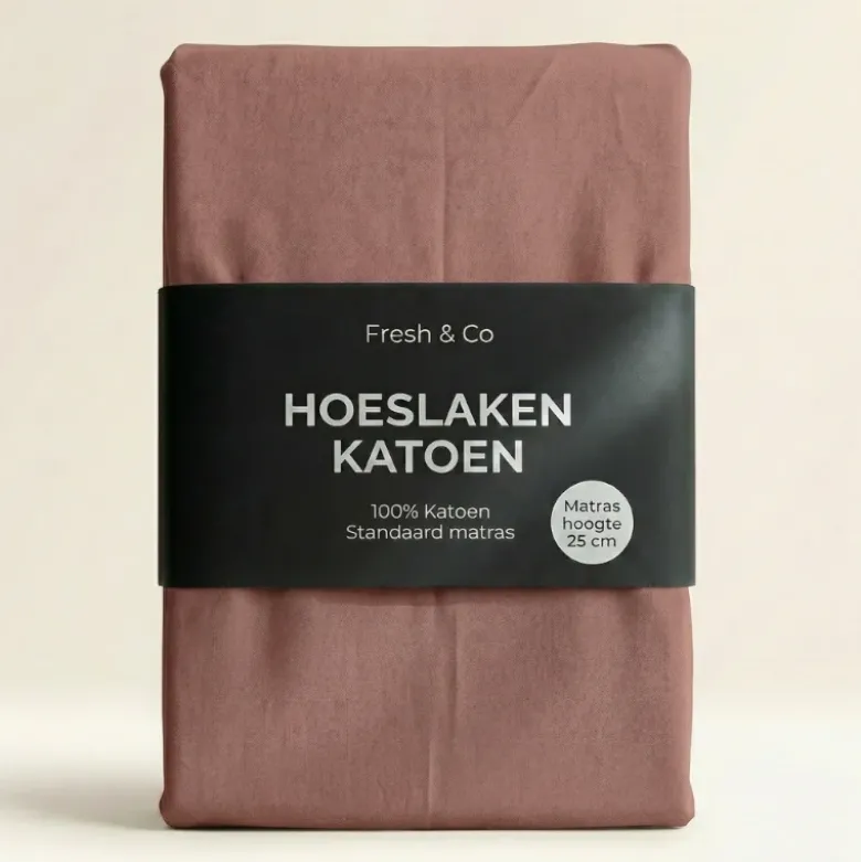 Hoeslaken - Katoen - Terra