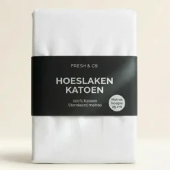 Hoeslaken - Katoen - Wit