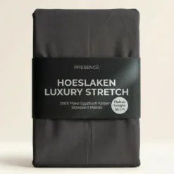 Hoeslaken - Mako Jersey Katoen - Antraciet