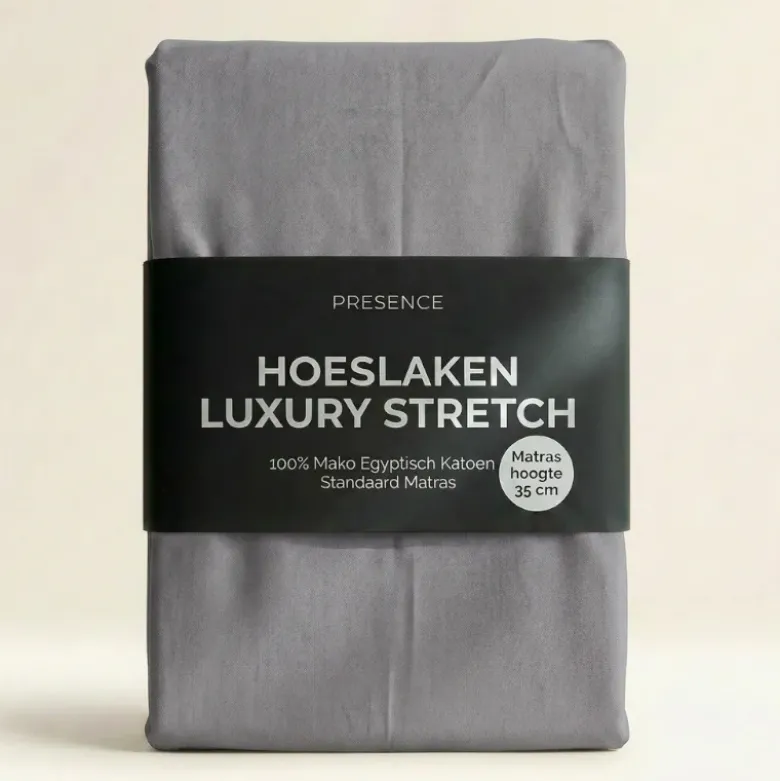 Hoeslaken - Mako Jersey Katoen - Taupe