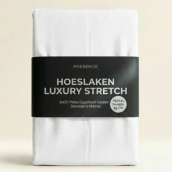 Hoeslaken - Mako Jersey Katoen - Wit