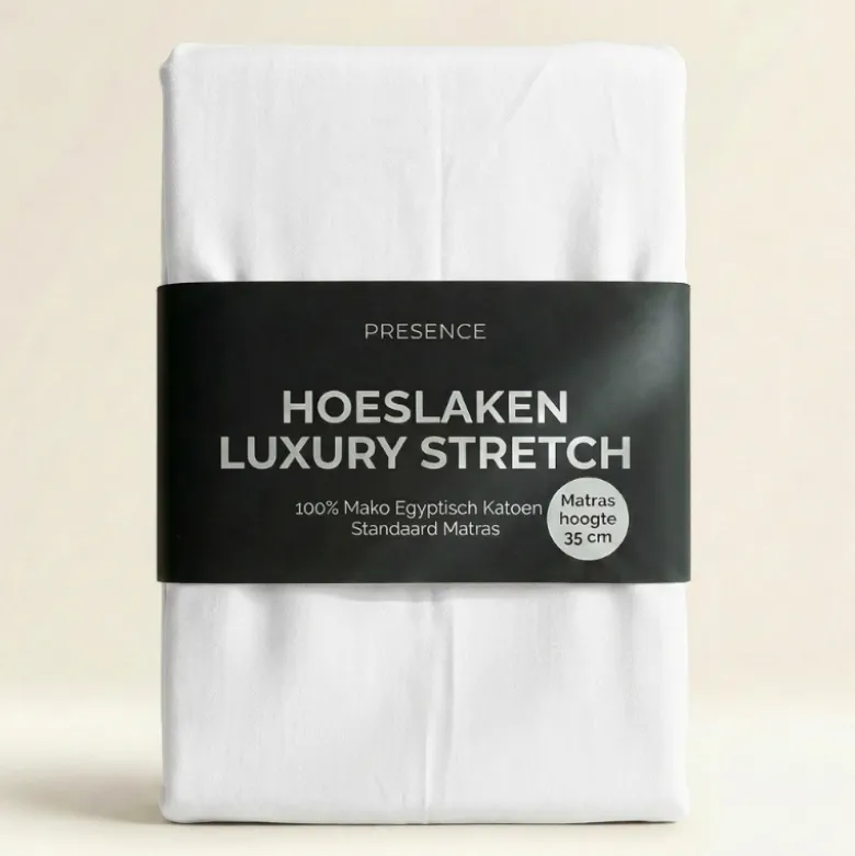 Hoeslaken - Mako Jersey Katoen - Wit