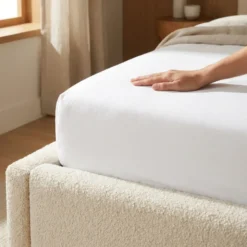 Hoeslaken Percale-Katoen - Wit