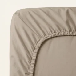 Hoeslaken Percale-Katoen - Zand