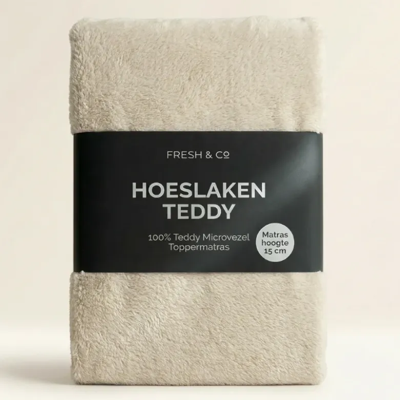 Hoeslaken Teddy - Off White
