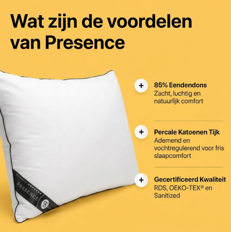 Hoofdkussen Dons - 100% Ganzendons