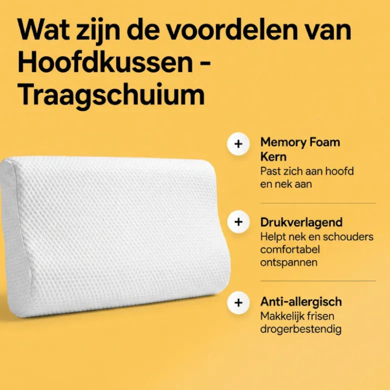 Hoofdkussen - Traagschuim