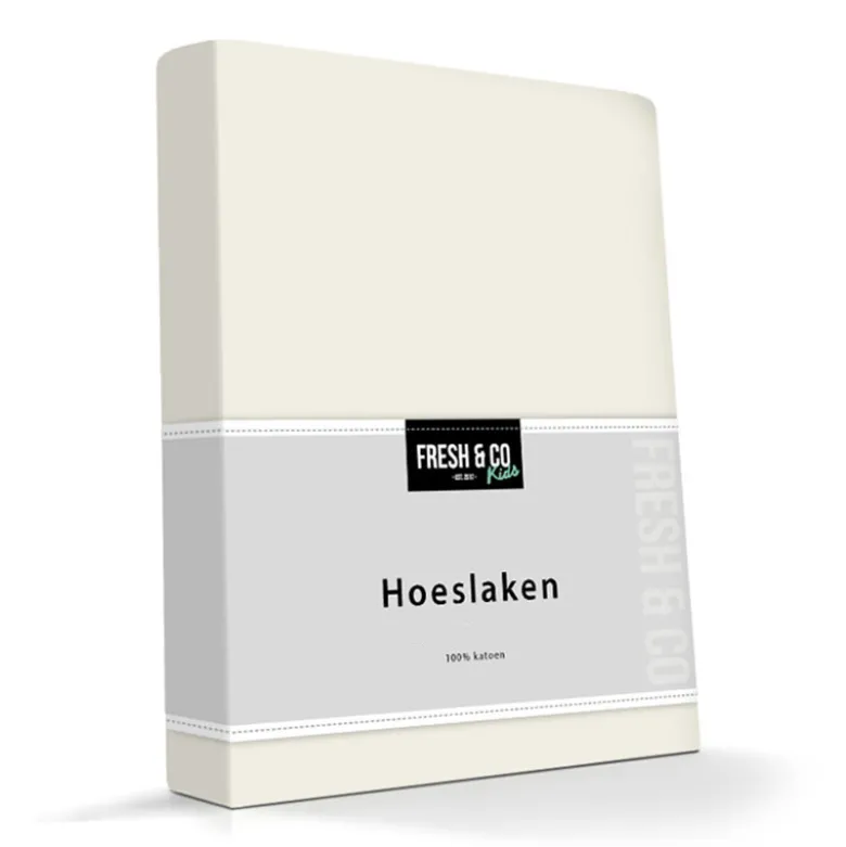 Kinder Hoeslaken - Katoen - Creme