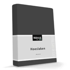 Kinder Hoeslaken - Katoen Jersey Stretch - Antraciet