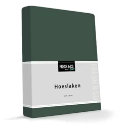 Kinder Hoeslaken - Katoen Jersey Stretch - Groen
